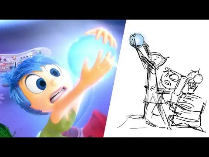 Видео к фильму Головоломка | Riley's First Day of School | Pixar Side by Side