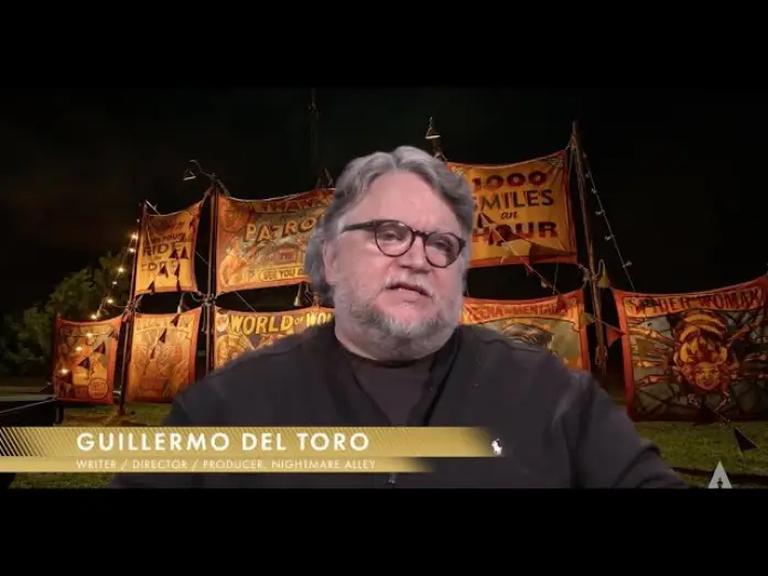Видео к фильму Аллея кошмаров | Nightmare Alley's Guillermo del Toro & Willem Dafoe | Film Noir Masterclass