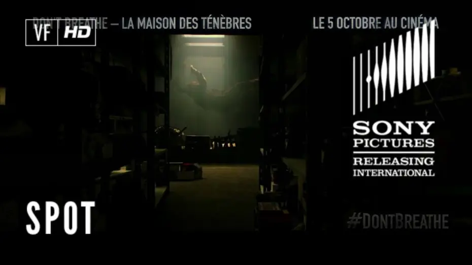 Видео к фильму Не дыши | Don't Breathe - La Maison des T&eacute;n&egrave;bres - TV Spot EVERYONE 15" - VF