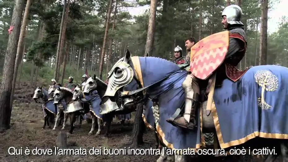 Видео к фильму Белоснежка и охотник | Sul set della prima grande battaglia di Biancaneve e il Cacciatore (sottotitoli in italiano)