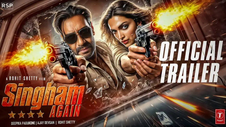 Видео к фильму सिंघम अगेन | SINGHAM AGAIN : OFFICIAL TRAILER | Ajay,Ranveer,Akshay,Arjun,Kareena,Deepika| Rohit Shetty | Concept