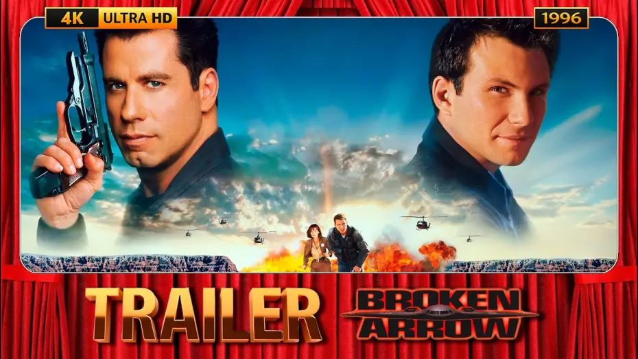 Видео к фильму Сломанная стрела | Broken Arrow (1996) Official Trailer [4K-UHD]