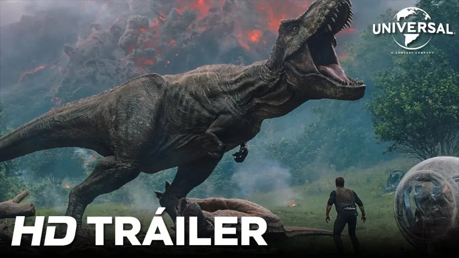 Видео к фильму Мир Юрского периода 2 | JURASSIC WORLD: EL REINO CA&Iacute;DO - Tr&aacute;iler 1 (Universal Pictures) HD