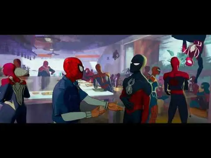 Видео к фильму Человек-паук: Паутина вселенных | Spider-Man : Across The Spider-Verse - Extrait du film - Stop Spider-Man - VF