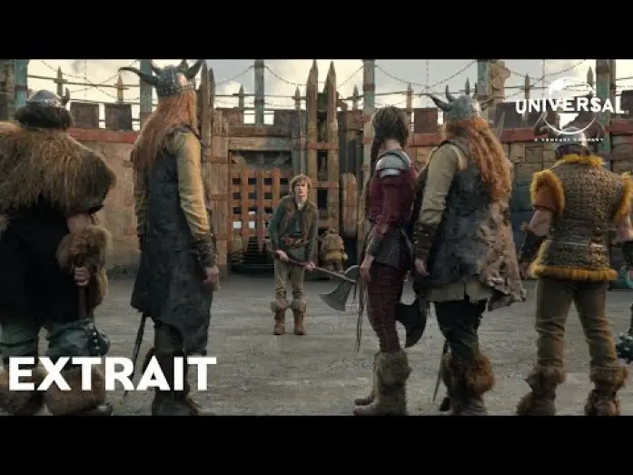 Видео к фильму Как приручить дракона | Extrait "D&eacute;couverte de l'ar&egrave;ne"