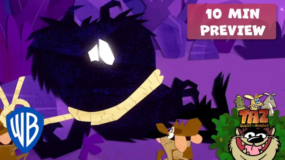 Видео к фильму Taz: Quest for Burger | 10 Minute Movie Preview | Taz Quest For Burger | @wbkids
