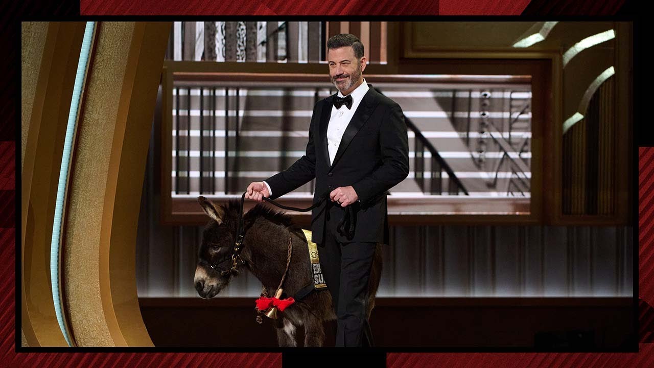 Видео к фильму Банши Инишерина | Jimmy Kimmel and Jenny the Donkey at the Oscars | 95th Oscars (2023)