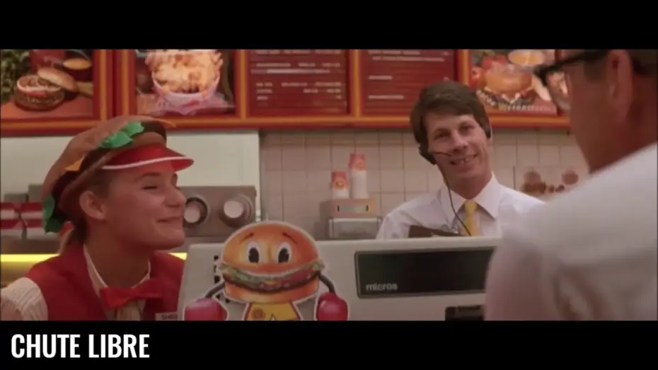 Видео к фильму С меня хватит! | Chute libre - Sc&egrave;ne culte &ndash; Au fast food
