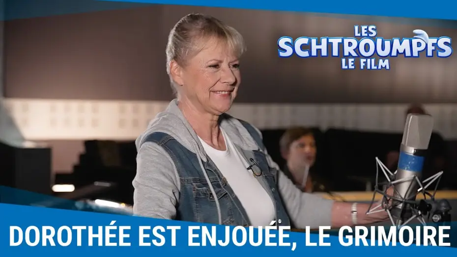 Видео к фильму Смурфики в кино | Les coulisses de doublage avec Doroth&eacute;e