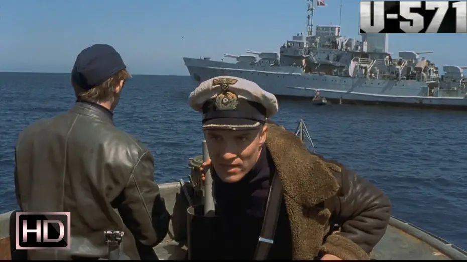 Видео к фильму Ю-571 | Ю-571 - уничтожение радиорубки эсминца--[U-571-destruction of the destroyer 's radio room]