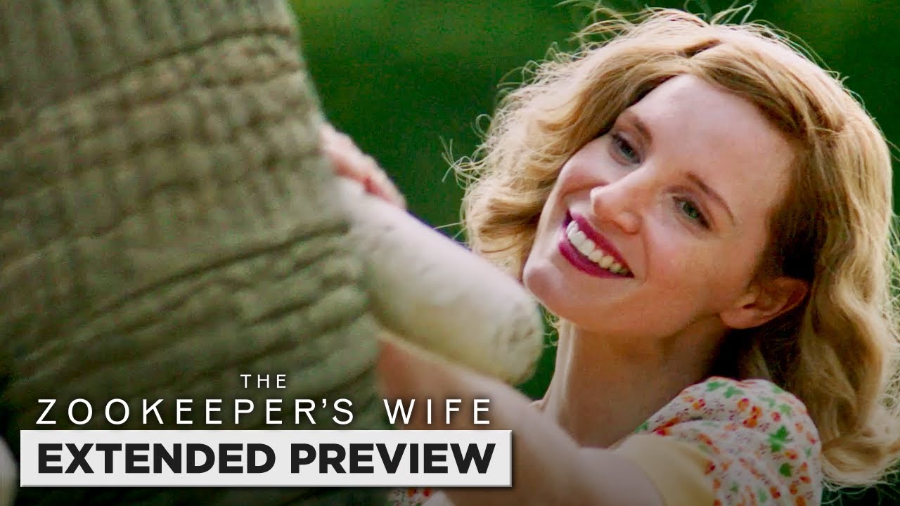 Видео к фильму Жена смотрителя зоопарка | The Zookeeper's Wife | Jessica Chastain Taking Care of Animals