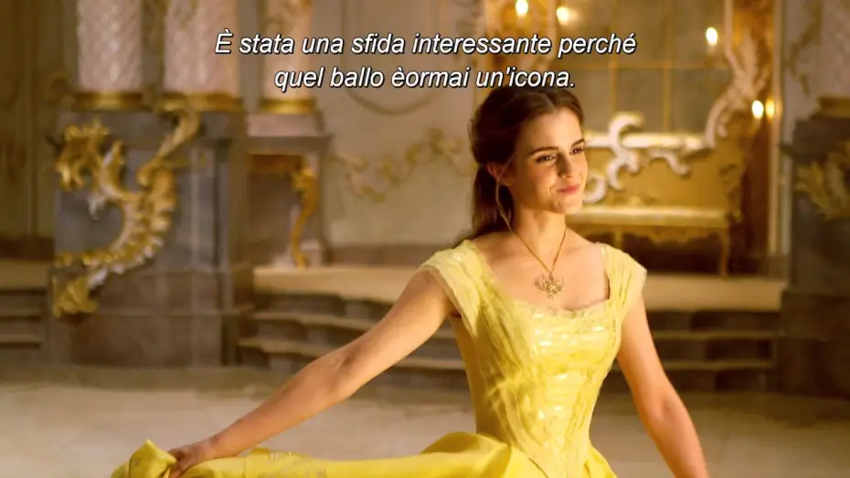 Видео к фильму Красавица и чудовище | La Bella e la Bestia - Il vestito giallo di Belle - Featurette