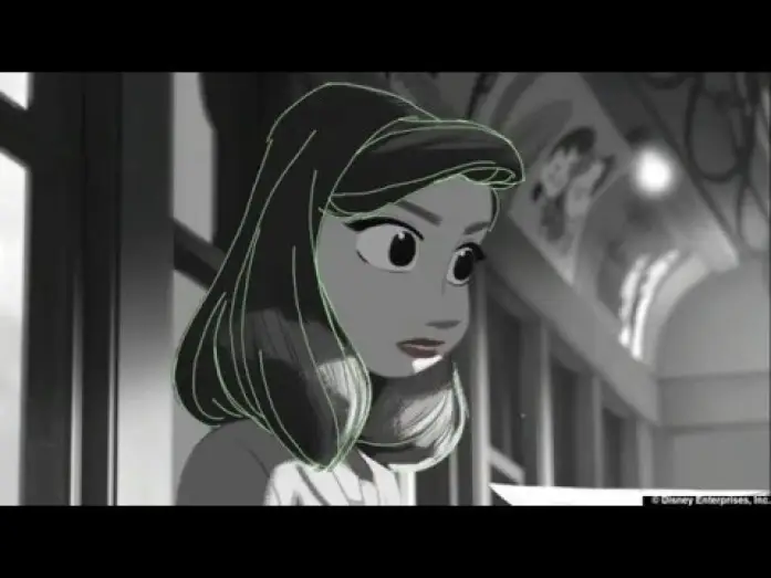 Видео к фильму Бумажный роман | WDAS Technology Projects: Computer Assisted Animation of Line and Paint in Disney's Paperman