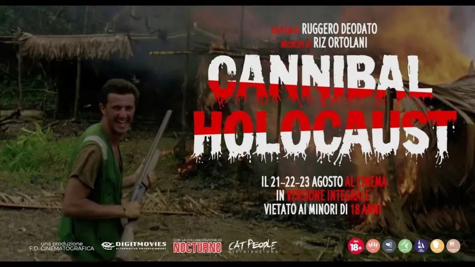 Видео к фильму Ад каннибалов | Cannibal Holocaust - Trailer Versione Integrale 2023 - Al cinema dal 21 agosto