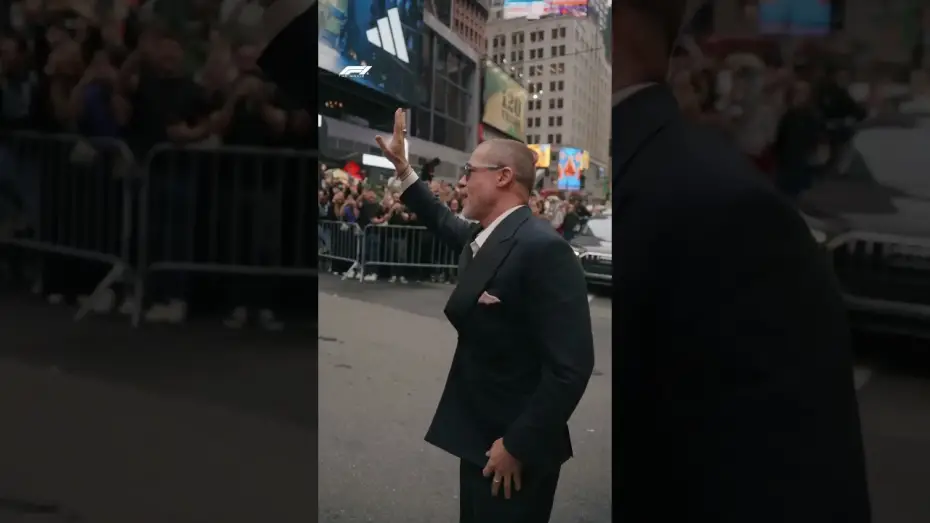 Видео к фильму F1 | Brad made a 'Pitt' stop at the World Premiere in New York last night!