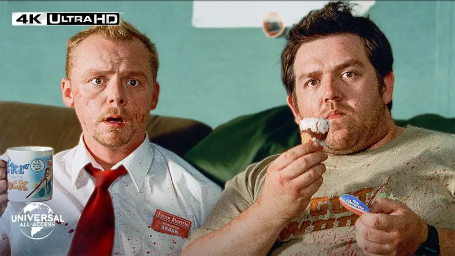 Видео к фильму Зомби по имени Шон | Simon Pegg Gets His First Zombie Kill - Extended Preview