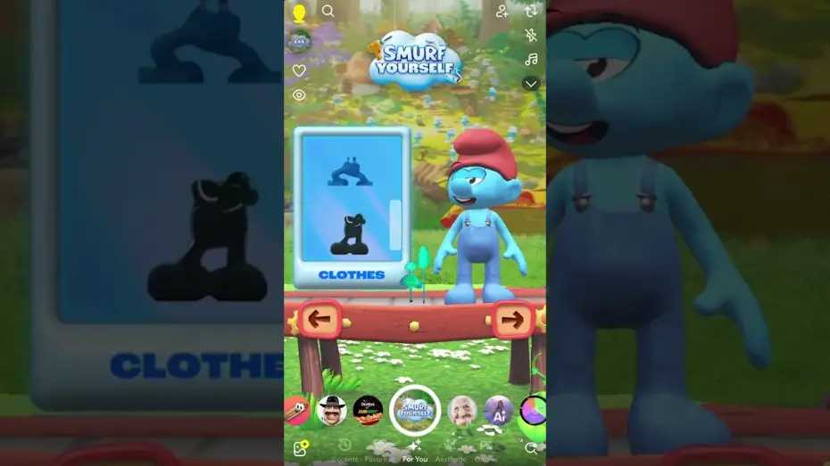 Видео к фильму Smurfs | Smurf Yourself Snapchat Lens