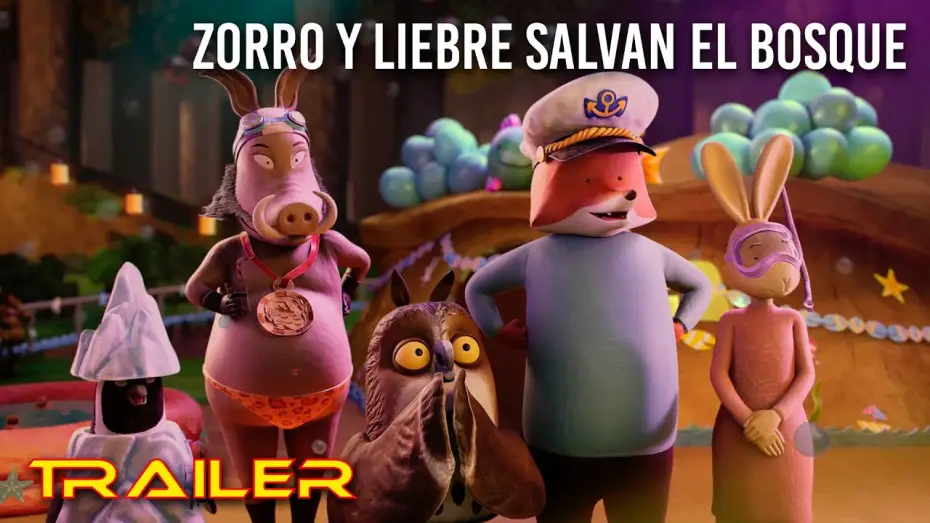 Видео к фильму Лесные спасатели | Zorro y Liebre salvan el bosque - Tr&aacute;iler espa&ntilde;ol