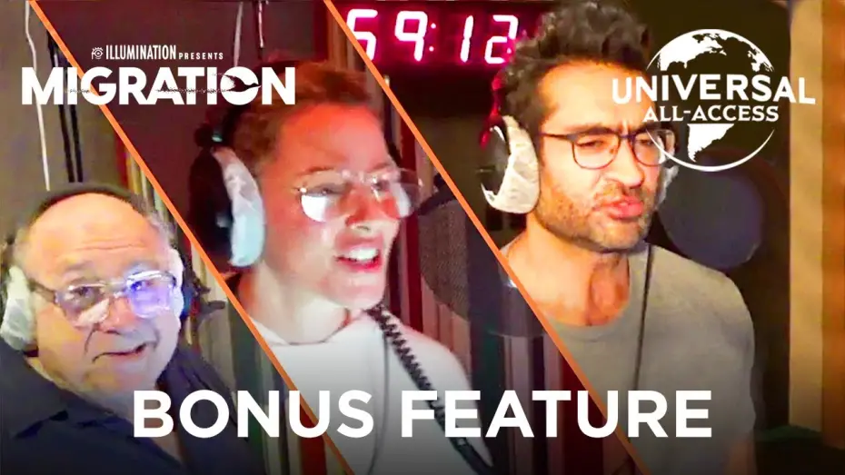 Видео к фильму Миграция | Hilarious Recording Booth Moments - Bonus Feature