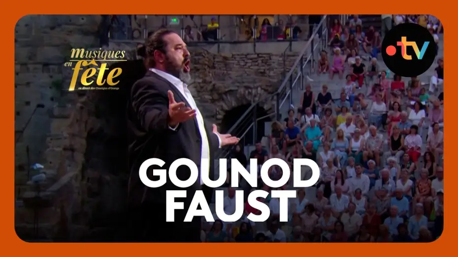 Видео к фильму Musiques en f&ecirc;te des Chor&eacute;gies d'Orange | Gounod - Faust, "Le veau d'or" avec Nika Guliashvili et le Ch&oelig;ur de Parme