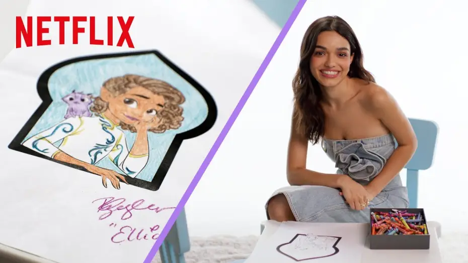 Видео к фильму Завороженные | Rachel Zegler's Coloring Book Interview