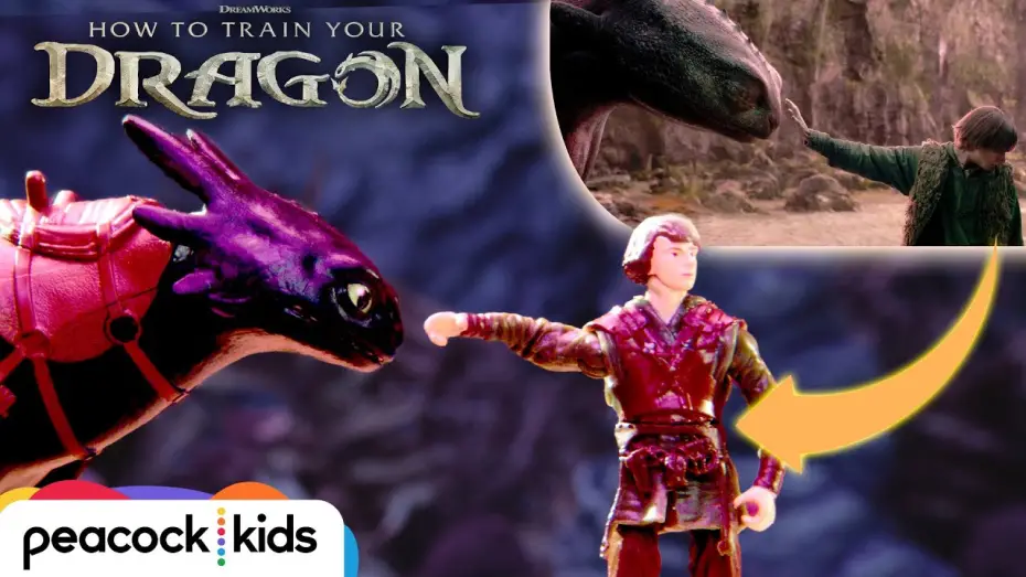 Видео к фильму How to Train Your Dragon | How To Train Your Dragon Trailer... But with TOYS!