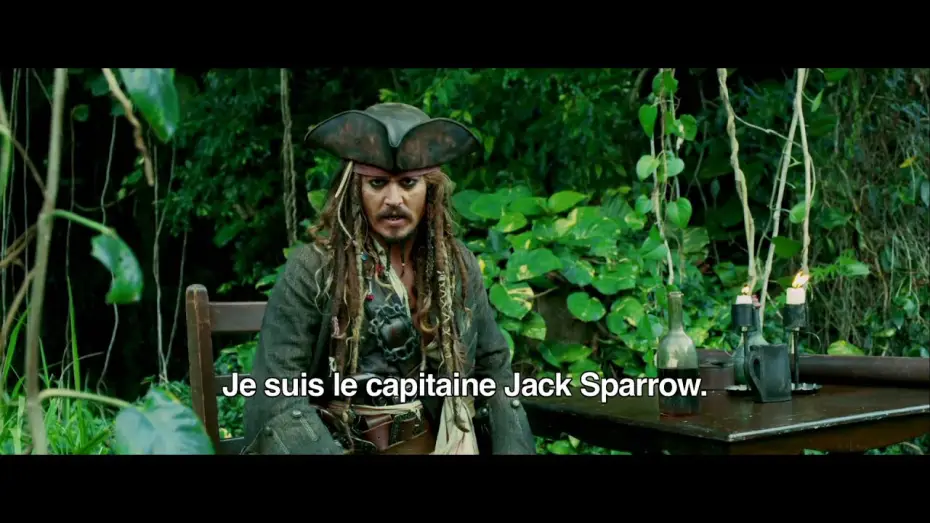 Видео к фильму Пираты Карибского моря: На странных берегах | Bande-annonce 1 VOST (avec intro Jack Sparrow)
