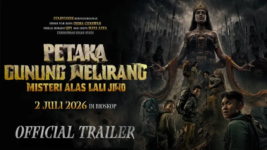 Видео к фильму Petaka Gunung Welirang | 𝐏𝐞𝐭𝐚𝐤𝐚 𝐆𝐮𝐧𝐮𝐧𝐠 𝐖𝐞𝐥𝐢𝐫𝐚𝐧𝐠 - 𝙊𝙛𝙛𝙞𝙘𝙞𝙖𝙡 𝙏𝙧𝙖𝙞𝙡𝙚𝙧