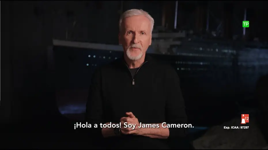 Видео к фильму Титаник | Saludo de James Cameron [VOSE]