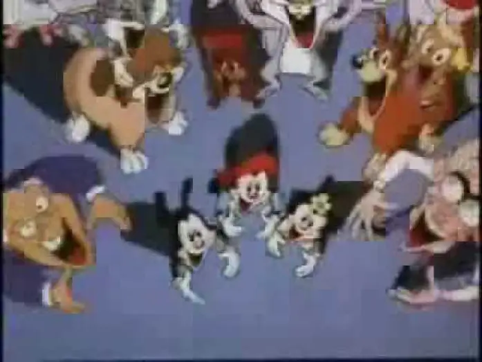 Видео к сериалу Озорные анимашки — Animaniacs Intro Español