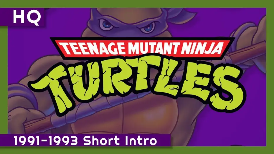 Видео к сериалу Черепашки мутанты ниндзя — Teenage Mutant Ninja Turtles (Classic Series) (1991-1993) Short Intro