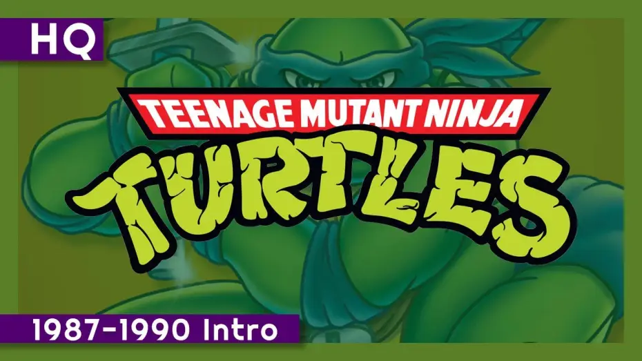 Видео к сериалу Черепашки мутанты ниндзя — Teenage Mutant Ninja Turtles (Classic Series) (1987-1990) Intro
