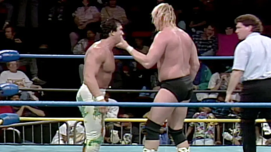Видео к сериалу WCW Saturday Night — Steamboat vs. Windham turns into a melee: WCW Saturday Night, Jan. 9, 1993