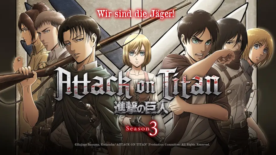 Видео к сериалу Атака титанов — Attack on Titan – 3. Staffel (Anime-Trailer Deutsch)