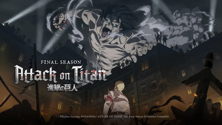 Видео к сериалу Атака титанов — Attack on Titan Final Season – 4. Staffel (Anime Trailer Deutsch)