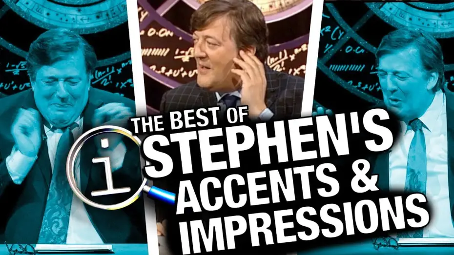 Видео к сериалу КьюАй. Весьма интересно  — Best Of Stephen's Accents & Impressions