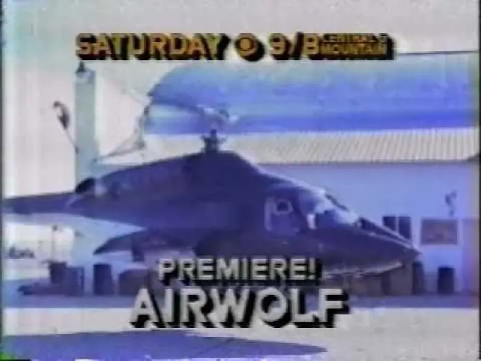Видео к сериалу Воздушный волк — "AIRWOLF": 'Daddy's Gone a Hunt'n' (#1.01) - Original CBS Promo