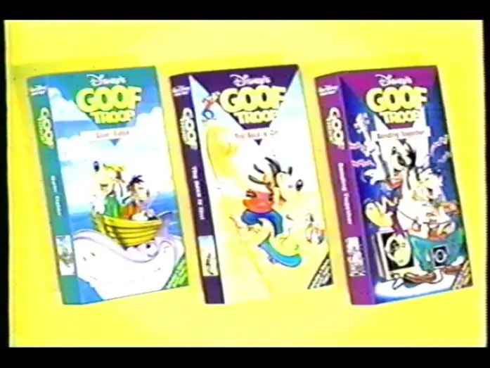 Видео к сериалу Гуфи и его команда — Goof Troop Home Videos (1993) Promo (VHS Capture)