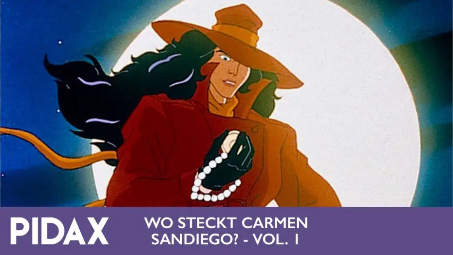 Видео к сериалу Где на Земле Кармен Сандиего? — Pidax - Wo steckt Carmen Sandiego?, Vol. 1 (1994, Zeichentrickserie)