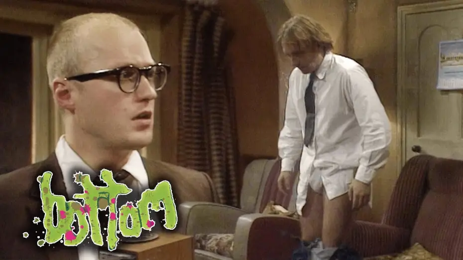 Видео к сериалу Bottom — Kicking Eddie Out | Rik Mayall & Ade Edmondson | Bottom | BBC Comedy Greats