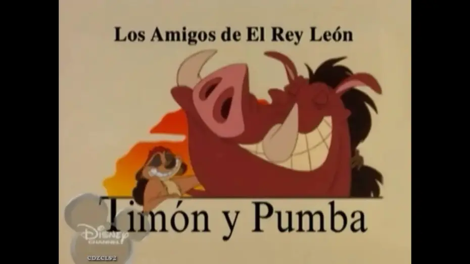 Видео к сериалу Тимон и Пумба — Timón y Pumba Opening y Ending Español Castellano