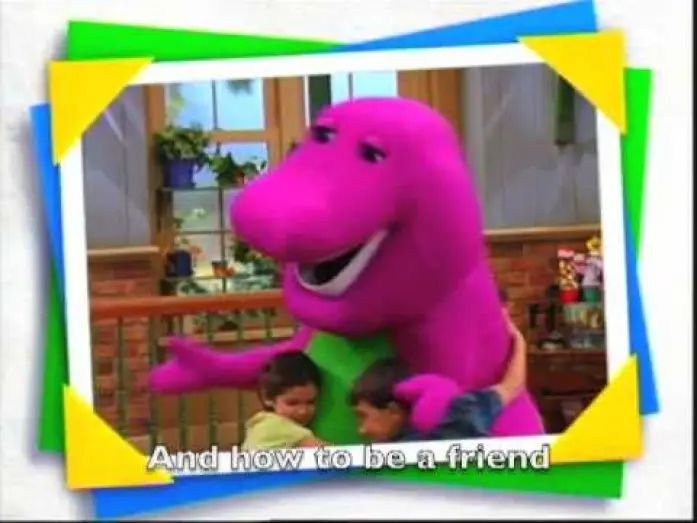 Видео к сериалу Барни и друзья — Barney Theme Song with Subtitle