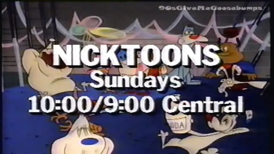 Видео к сериалу Шоу Рена и Стимпи — Nicktoons | Premiere Commercial (1991)
