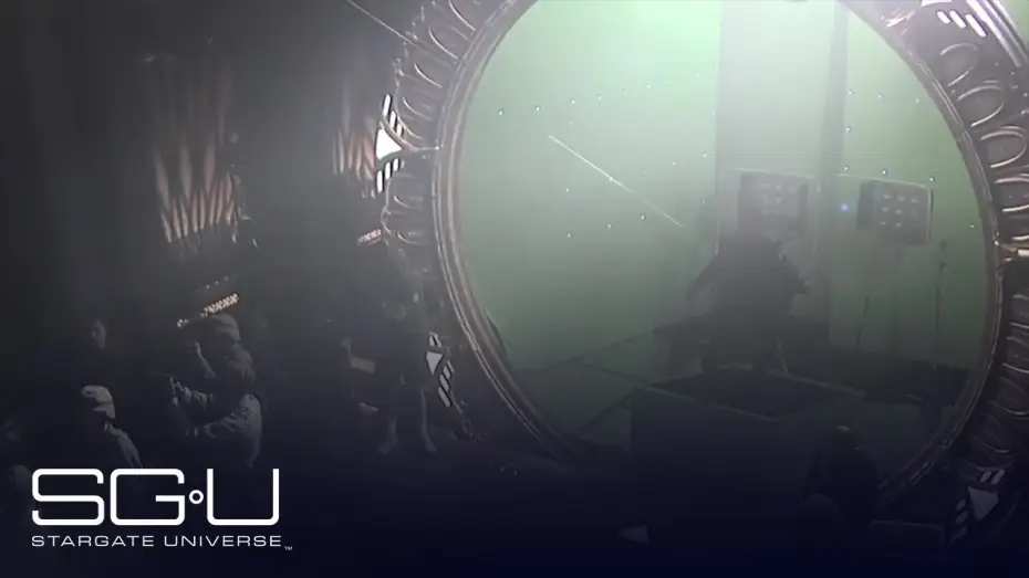 Видео к сериалу Звёздные врата: Вселенная — Explosive Stargate Stunt!