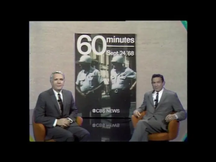 Видео к сериалу 60 минут — 1968 opener for 60 Minutes, "a kind of a magazine for television"