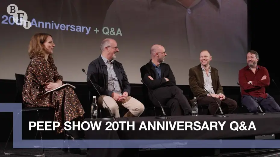 Видео к сериалу Пип шоу — Jesse Armstrong, Sam Bain, David Mitchell, Robert Webb and the cast of Peep Show | BFI Q&A