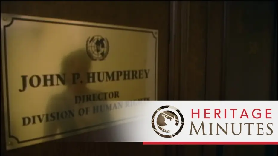 Видео к сериалу Heritage Minutes — Heritage Minutes: John Humphrey