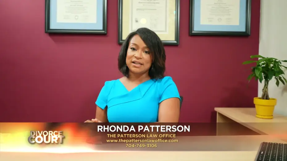 Видео к сериалу Divorce Court — ASK A LAWYER: Rhonda Patterson "Alimony"