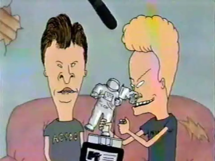 Видео к сериалу Бивис и Батт-Хед — Beavis & Butt head  1993 MTV Music Awards Clip VHSRiP