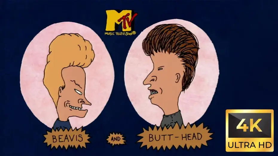 Видео к сериалу Бивис и Батт-Хед — Beavis and Butt Head (1993) Intro 4k Remaster
